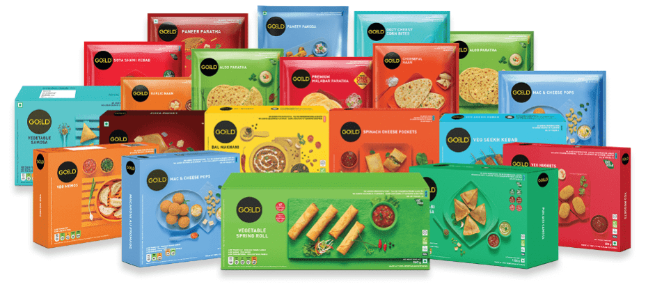 Versatile range of Goeld frozen foods